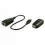 Extensor USB 2.0 Cat.6 Lindy 50m, emisor y receptor de red, 50 m, 480 Mbit/s, Cat5, Cat5e, Cat6, LG-8311, negro