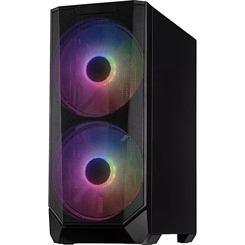 Caja de PC Inter-Tech IT-3503 Airstream Torre Negra