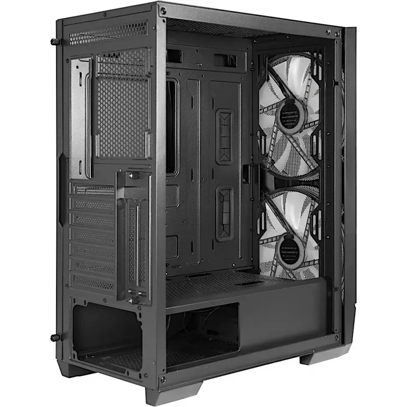 Caja de PC Inter-Tech IT-3503 Airstream Torre Negra