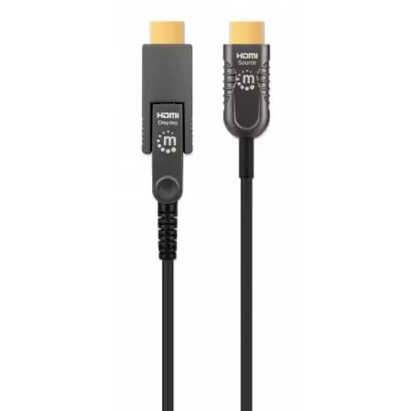Cable HDMI a Micro HDMI Manhattan 30m 4K@60Hz Activo dorado