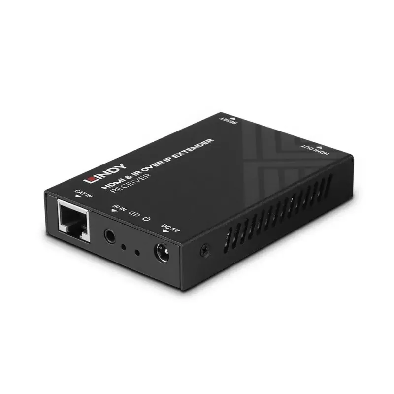 Receptor AV Lindy Extender HDMI e IR sobre IP Receptor 1920x1080