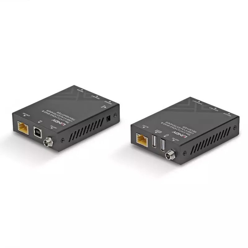 Extensor KVM Lindy 70m Cat.6 HDMI 4K60, USB y audio