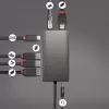 Lindy DST-Mini XT, base de acoplamiento mini para portátil USB-C con pantalla única (4K) o doble pantalla (Full HD) y carga pasante de 100W