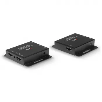Lindy 70m Cat.6 HDMI 4K30 y extensor IR con PoC y Loop Out