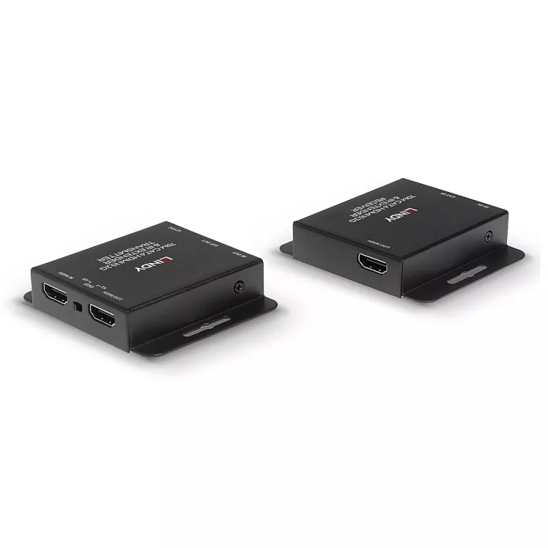 Lindy 70m Cat.6 HDMI 4K30 y extensor IR con PoC y Loop Out