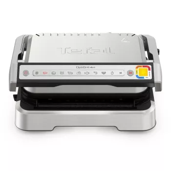 Parrilla de contacto Tefal OptiGrill 4in1 GC774D acero inoxidable 2100W