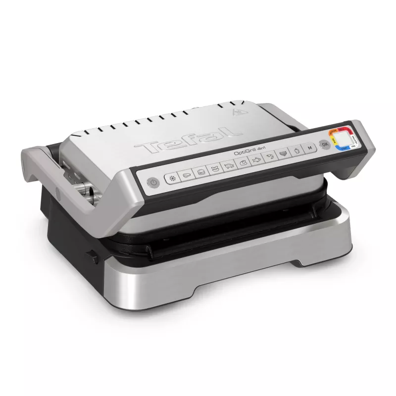 Parrilla de contacto Tefal OptiGrill 4in1 GC774D acero inoxidable 2100W