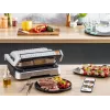 Parrilla de contacto Tefal OptiGrill 4in1 GC774D acero inoxidable 2100W