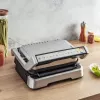 Parrilla de contacto Tefal OptiGrill 4in1 GC774D acero inoxidable 2100W