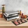 Parrilla de contacto Tefal OptiGrill 4in1 GC774D acero inoxidable 2100W