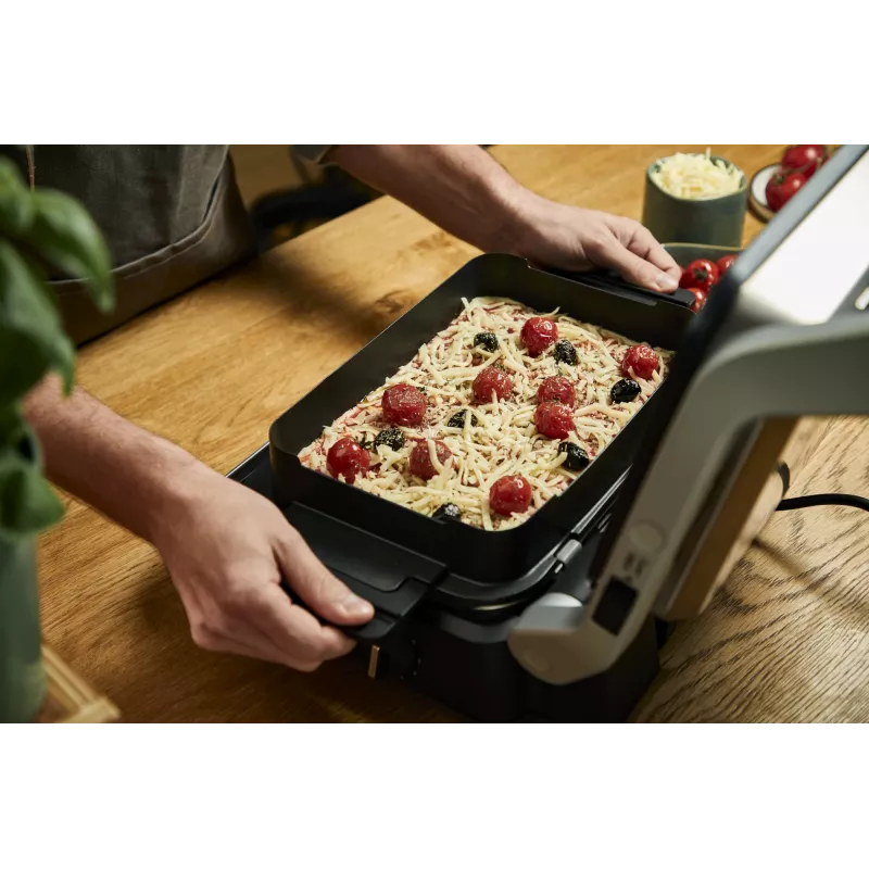 Parrilla de contacto Tefal OptiGrill 4in1 GC774D acero inoxidable 2100W