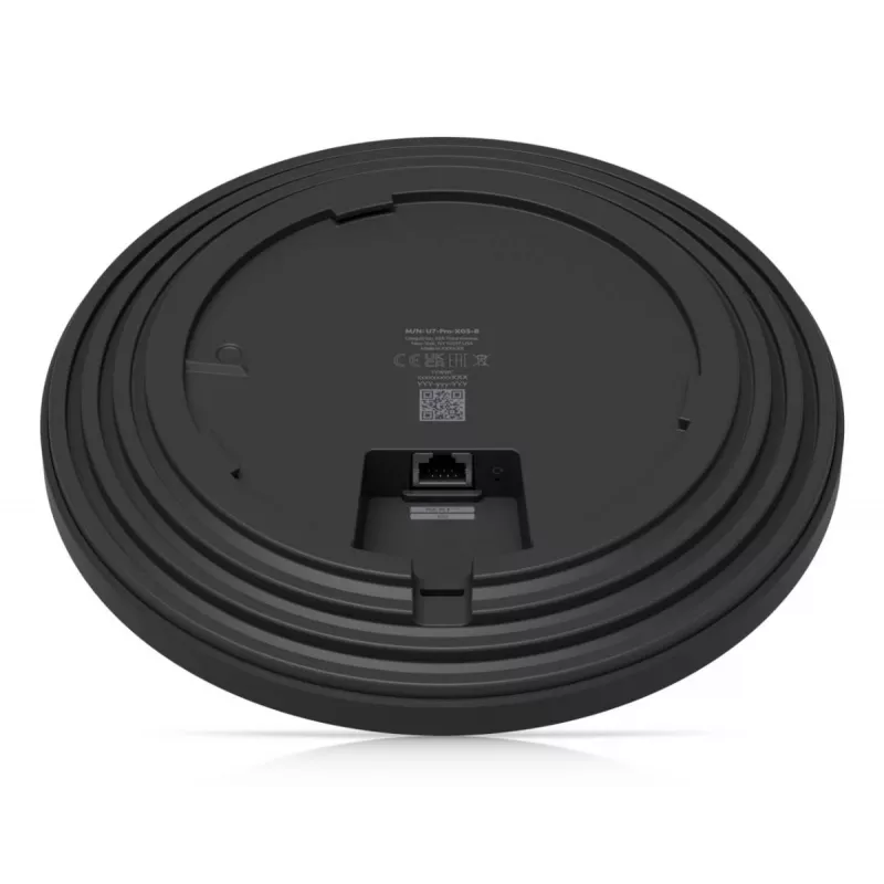 Ubiquiti UniFi U7 Pro XGS punto de acceso Wi-Fi 7, tribanda 2,4/5/6 GHz, 8600 Mbit/s, negro