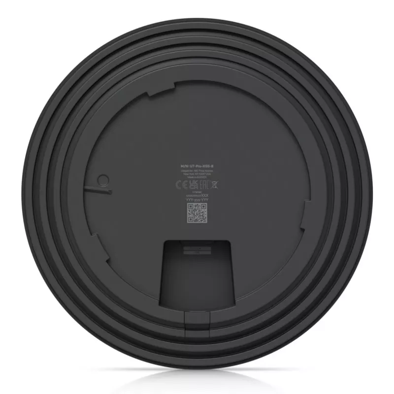Ubiquiti UniFi U7 Pro XGS punto de acceso Wi-Fi 7, tribanda 2,4/5/6 GHz, 8600 Mbit/s, negro