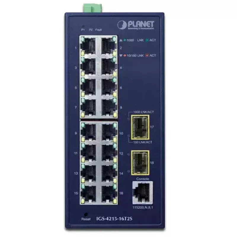 Switch gestionado PLANET IGS-4215-16T2S