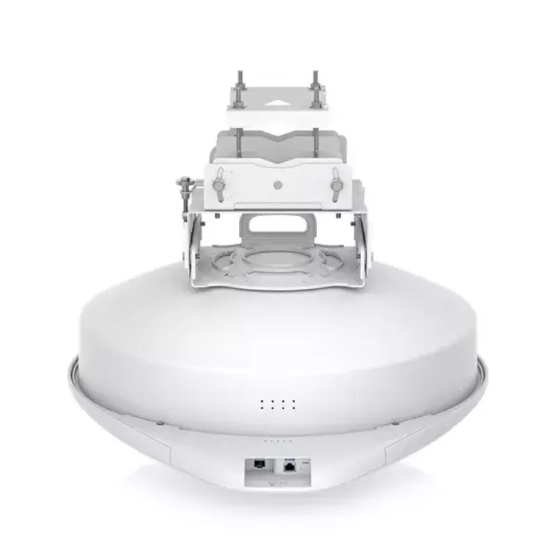 Puente de red UBIQUITI UISP airFiber 60 XG — 6000 Mbit/s, alcance hasta 4000 m, Gigabit Ethernet, montaje en mástil, blanco
