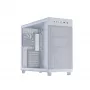 ASUS PRIME AP303 TG 90DC00V3-B39010 caja de PC Midi Tower, ATX/Micro-ATX, cristal templado, 2x USB 3.2, sin fuente de alimentación, blanca