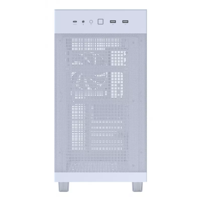ASUS PRIME AP303 TG 90DC00V3-B39010 caja de PC Midi Tower, ATX/Micro-ATX, cristal templado, 2x USB 3.2, sin fuente de alimentación, blanca