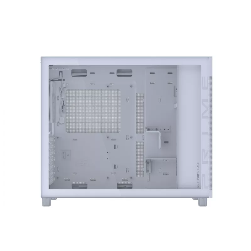 ASUS PRIME AP303 TG 90DC00V3-B39010 caja de PC Midi Tower, ATX/Micro-ATX, cristal templado, 2x USB 3.2, sin fuente de alimentación, blanca