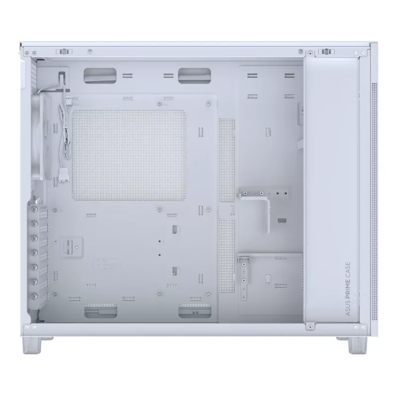 ASUS PRIME AP303 TG 90DC00V3-B39010 caja de PC Midi Tower, ATX/Micro-ATX, cristal templado, 2x USB 3.2, sin fuente de alimentación, blanca