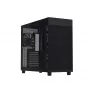 ASUS PRIME AP303 TG 90DC00V0-B39010 caja de PC Midi Tower, ATX/Micro-ATX/Mini-ITX, cristal templado, 2x USB 3.2, sin fuente de alimentación, negra