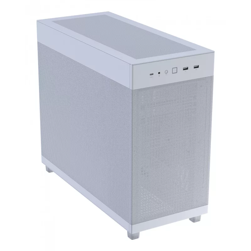 ASUS PRIME AP303 Mesh 90DC00V3-B39000 caja de PC Midi Tower, ATX/Micro-ATX, panel de malla, 2x USB 3.2, sin fuente de alimentación, blanca