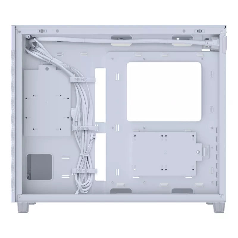 ASUS PRIME AP303 Mesh 90DC00V3-B39000 caja de PC Midi Tower, ATX/Micro-ATX, panel de malla, 2x USB 3.2, sin fuente de alimentación, blanca