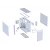 ASUS PRIME AP303 Mesh 90DC00V3-B39000 caja de PC Midi Tower, ATX/Micro-ATX, panel de malla, 2x USB 3.2, sin fuente de alimentación, blanca