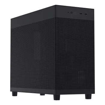 Caja de PC ASUS Prime AP303 Mesh Midi Tower — ATX, compatible con GPU de 36 cm, disipador de CPU 165 mm, USB-A 2×, USB-C 1