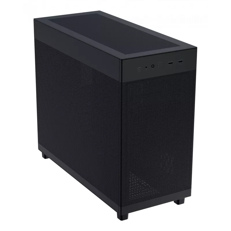 Caja de PC ASUS Prime AP303 Mesh Midi Tower — ATX, compatible con GPU de 36 cm, disipador de CPU 165 mm, USB-A 2×, USB-C 1