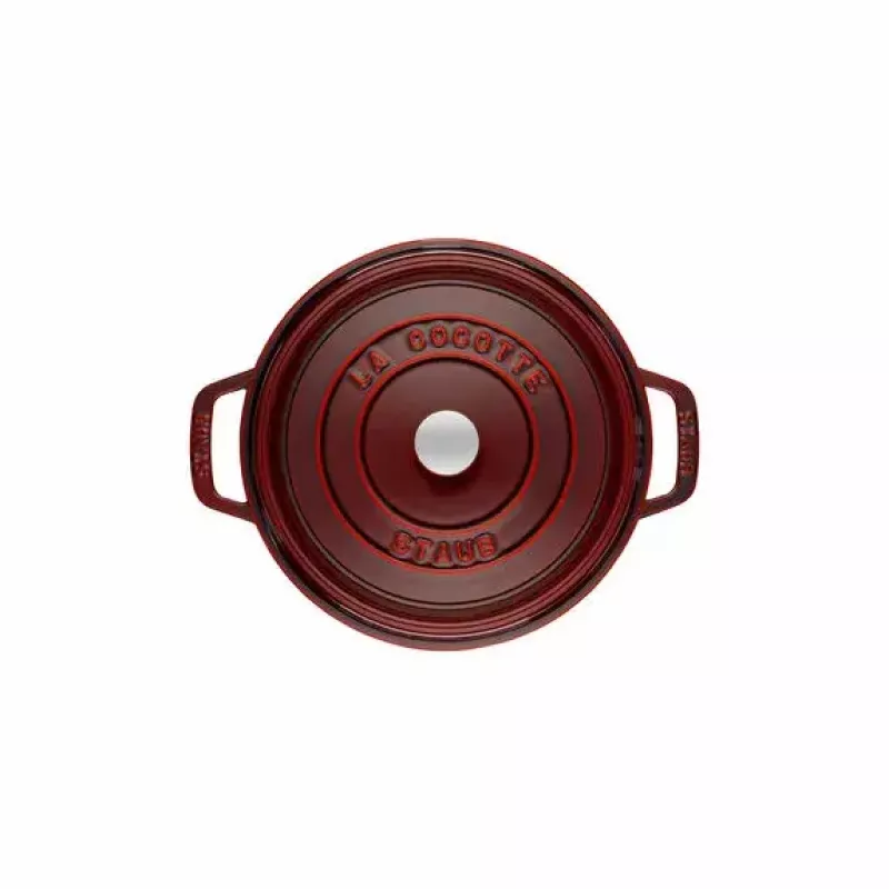 Cacerola redonda de hierro fundido Staub La Cocotte 6,7 l, 28 cm de diámetro