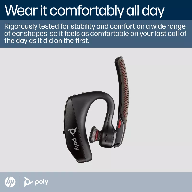 Auriculares Poly Voyager 5200 USB-A Bluetooth + adaptador BT700