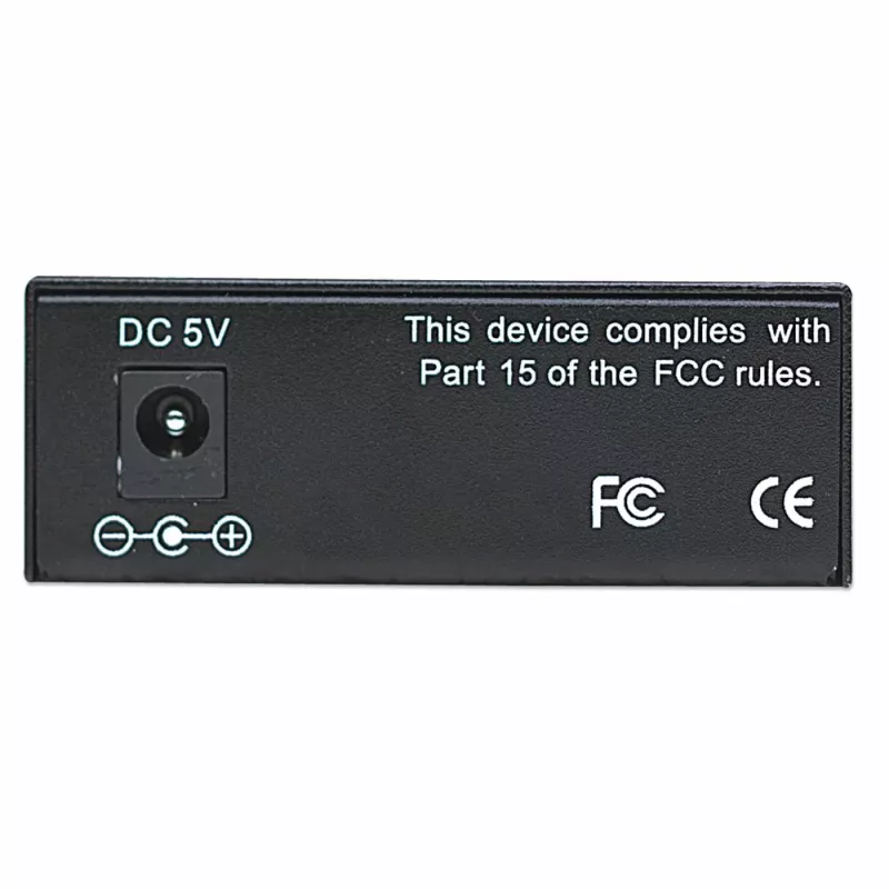 Convertidor de medios Fast Ethernet Intellinet, 10/100Base-Tx a 100Base-Fx (SC) multimodo, 2 km