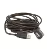 Cable alargador USB 2.0 activo GEMBIRD, 10 m - negro