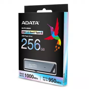 ADATA UE800 USB Stick 256 GB USB Type-C 3.2 Gen 2 (3.1 Gen 2) Plata
