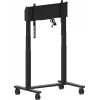iiyama MD-CAR2031-B1 elevador eléctrico de suelo con ruedas para pantallas de 55–105 pulgadas, máx. 120 kg, VESA 800x600, altura 850–1800 mm, negro