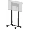 iiyama MD-CAR2031-B1 elevador eléctrico de suelo con ruedas para pantallas de 55–105 pulgadas, máx. 120 kg, VESA 800x600, altura 850–1800 mm, negro