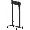 iiyama MD-CAR2031-B1 elevador eléctrico de suelo con ruedas para pantallas de 55–105 pulgadas, máx. 120 kg, VESA 800x600, altura 850–1800 mm, negro