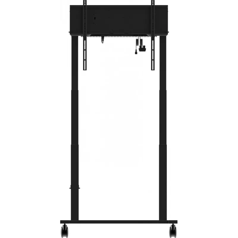 iiyama MD-CAR2031-B1 elevador eléctrico de suelo con ruedas para pantallas de 55–105 pulgadas, máx. 120 kg, VESA 800x600, altura 850–1800 mm, negro