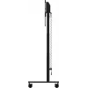 iiyama MD-CAR2031-B1 elevador eléctrico de suelo con ruedas para pantallas de 55–105 pulgadas, máx. 120 kg, VESA 800x600, altura 850–1800 mm, negro