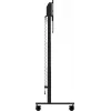 iiyama MD-CAR2031-B1 elevador eléctrico de suelo con ruedas para pantallas de 55–105 pulgadas, máx. 120 kg, VESA 800x600, altura 850–1800 mm, negro