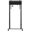 iiyama MD-CAR2031-B1 elevador eléctrico de suelo con ruedas para pantallas de 55–105 pulgadas, máx. 120 kg, VESA 800x600, altura 850–1800 mm, negro