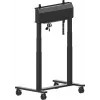 iiyama MD-CAR2031-B1 elevador eléctrico de suelo con ruedas para pantallas de 55–105 pulgadas, máx. 120 kg, VESA 800x600, altura 850–1800 mm, negro