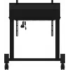 iiyama MD-CAR2031-B1 elevador eléctrico de suelo con ruedas para pantallas de 55–105 pulgadas, máx. 120 kg, VESA 800x600, altura 850–1800 mm, negro