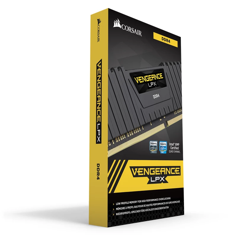Memoria RAM CORSAIR 64GB DDR4 3200MHz C16 Low Profile Negro