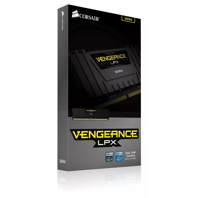 Memoria CORSAIR 32GB DDR4 2666MHz Kit 4 DIMM C16 Vengeance Low Profilex Kit de memoria
