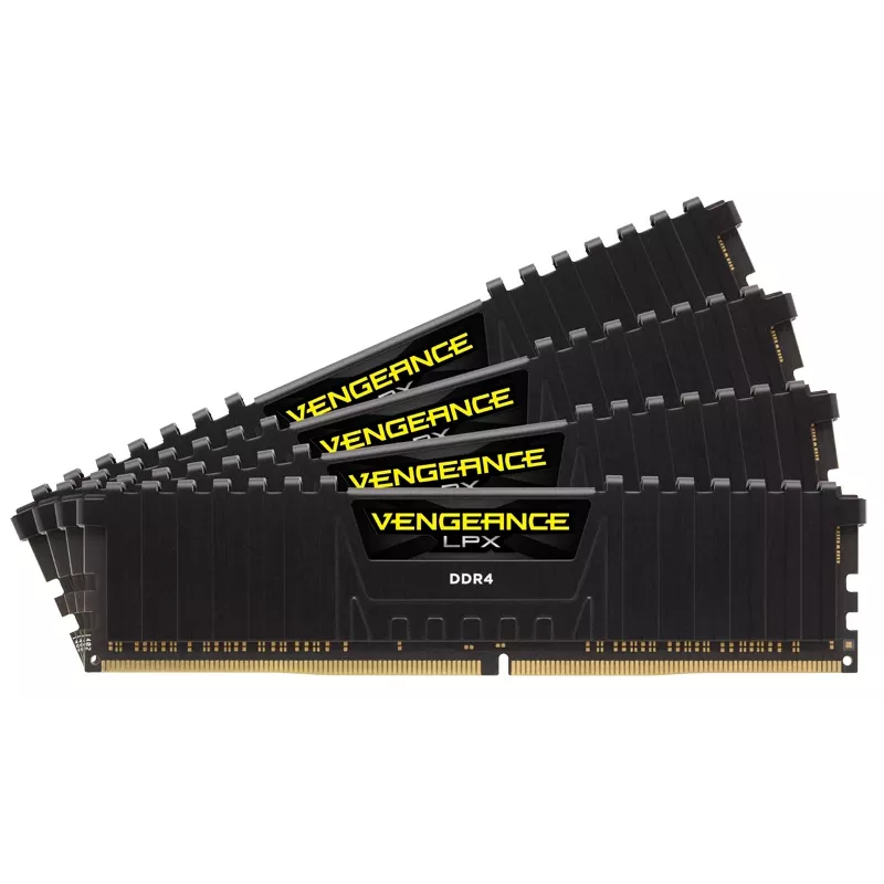 Memoria CORSAIR 32GB DDR4 2666MHz Kit 4 DIMM C16 Vengeance Low Profilex Kit de memoria