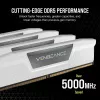 Corsair Vengeance CMK32GX5M2B6000Z30W, 32 GB, 2 x 16 GB, DDR5, 6000 MHz, 288-pin DIMM, Blanco