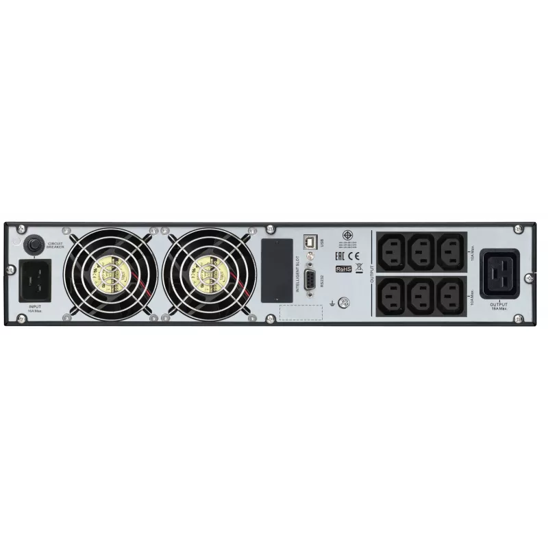SAI APC SRV3KRI (sistema de alimentación ininterrumpida) doble conversión (Online) 3 kVA 2400 W 7 salidas AC