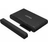 Unitek S1222A adaptador USB-C a unidades M.2 NVMe y SATA de 2,5/3,5 pulgadas con clonación offline, 10 Gbps, negro