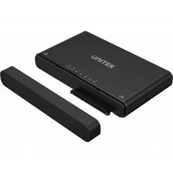 Adaptador Unitek S1222A USB-C a M.2 NVMe y SATA para discos duros de 2,5/3,5